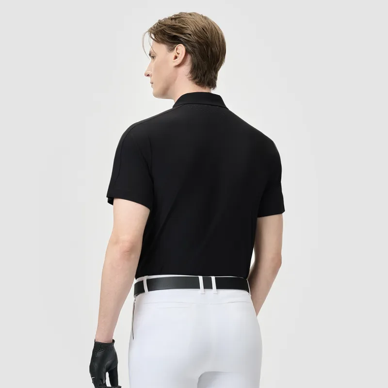 FILA Golf Series Polo Shirt Men's Pitch Black-4