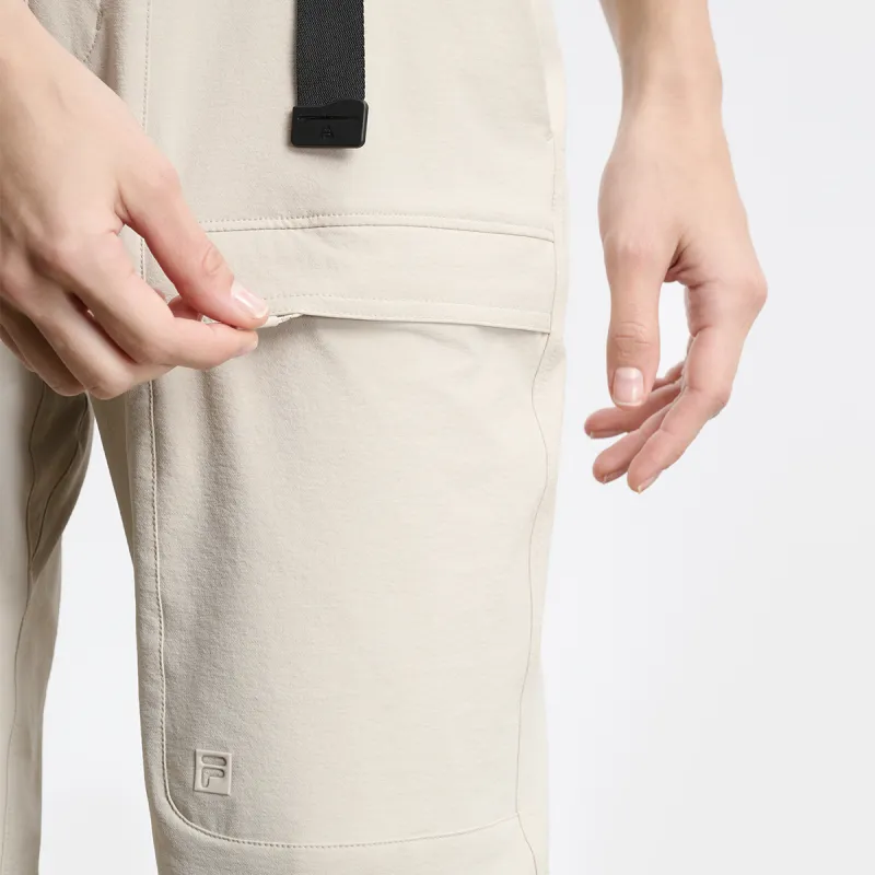 FILA x BBC EARTH Casual Pants Women's Camel-3
