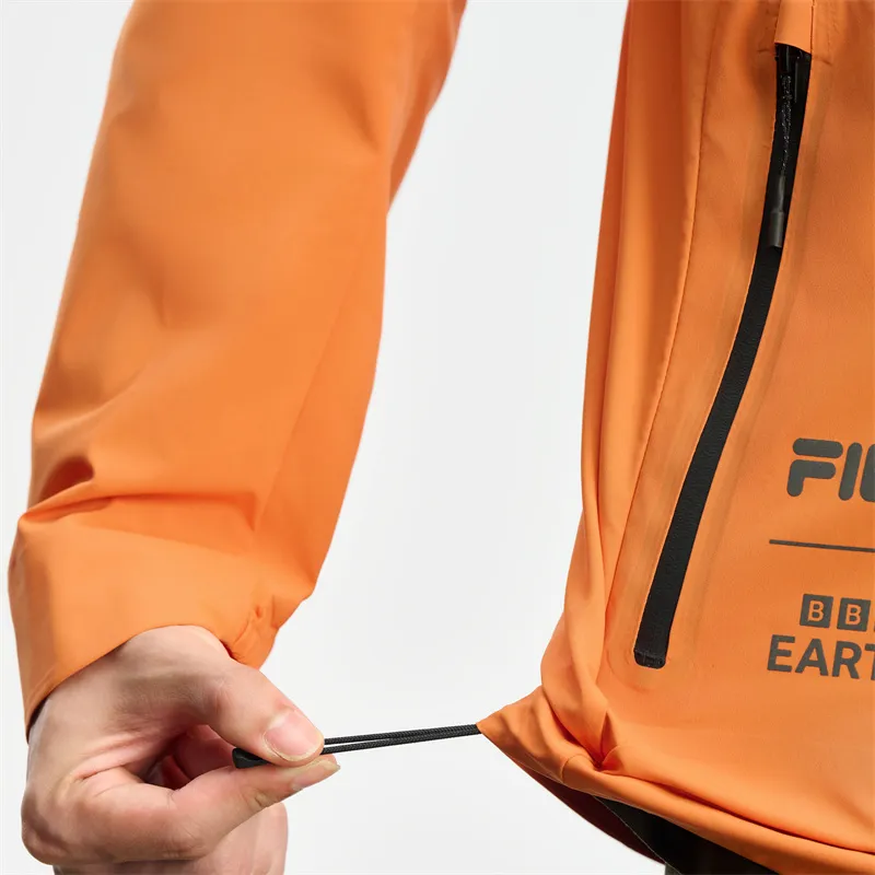 FILA x BBC EARTH Jacket Men Sunset Orange-7