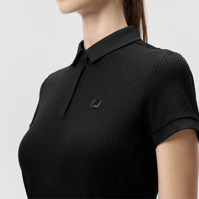 FILA Polo Shirt Women's Pitch Black-3