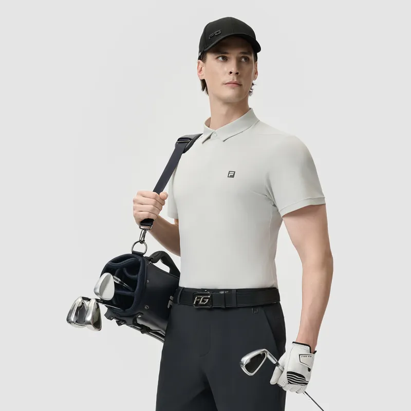 FILA Golf Series Polo Shirt Men's Storm Gray-5
