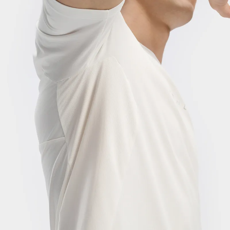 FILA T Shirts Men Mist White-5
