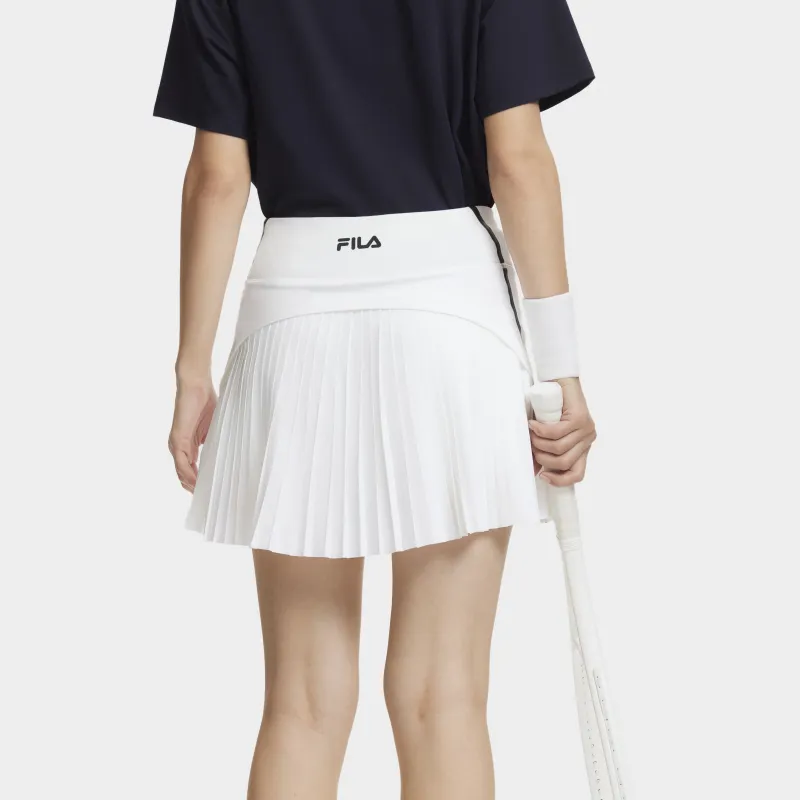 FILA SS24 Casual Short Skirts Women's Bright White-6