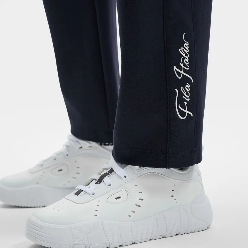 FILA Knitted Sweatpants Women's Legend Blue-4