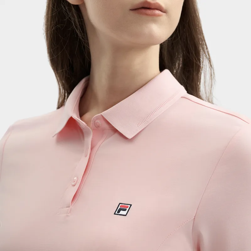 FILA Polo Shirts Women's Fragrant Berry Pink-2