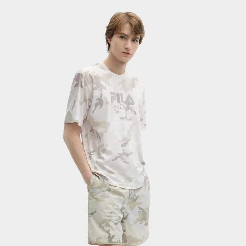 FILA MILANO Italian Luxury Sports Collection T Shirts Men All Over Print-2