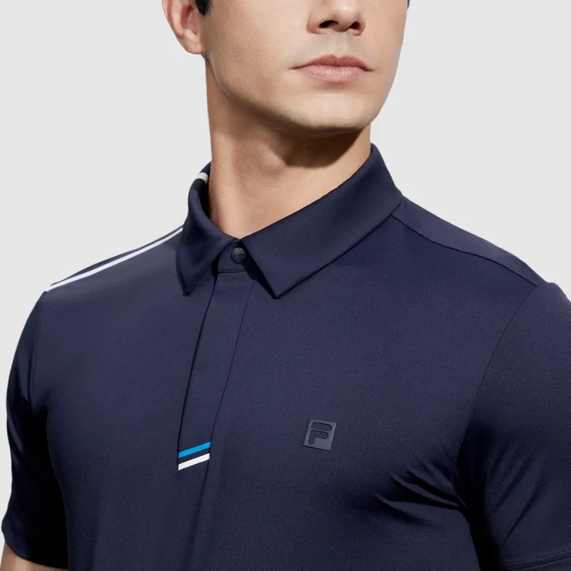 FILA Polo Shirts Men Tide Blue-6