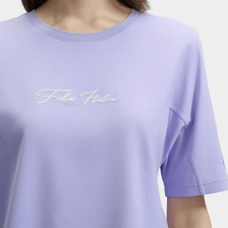 FILA T Shirt Women's Light Dusty Purple-2