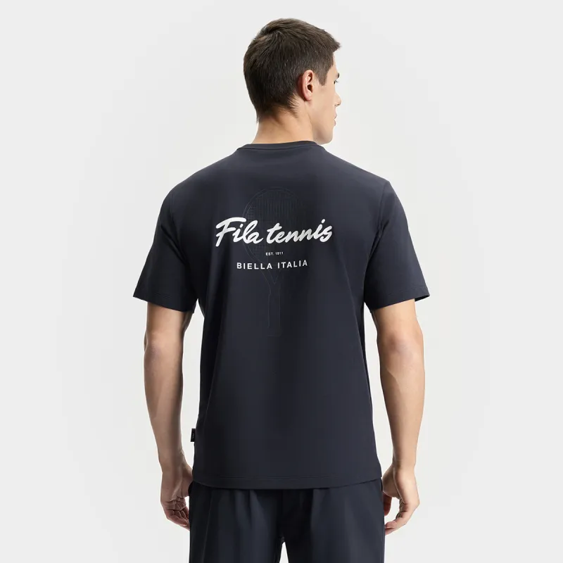 FILA Athletics Tennis T Shirt Men's RD Royal Blue-4