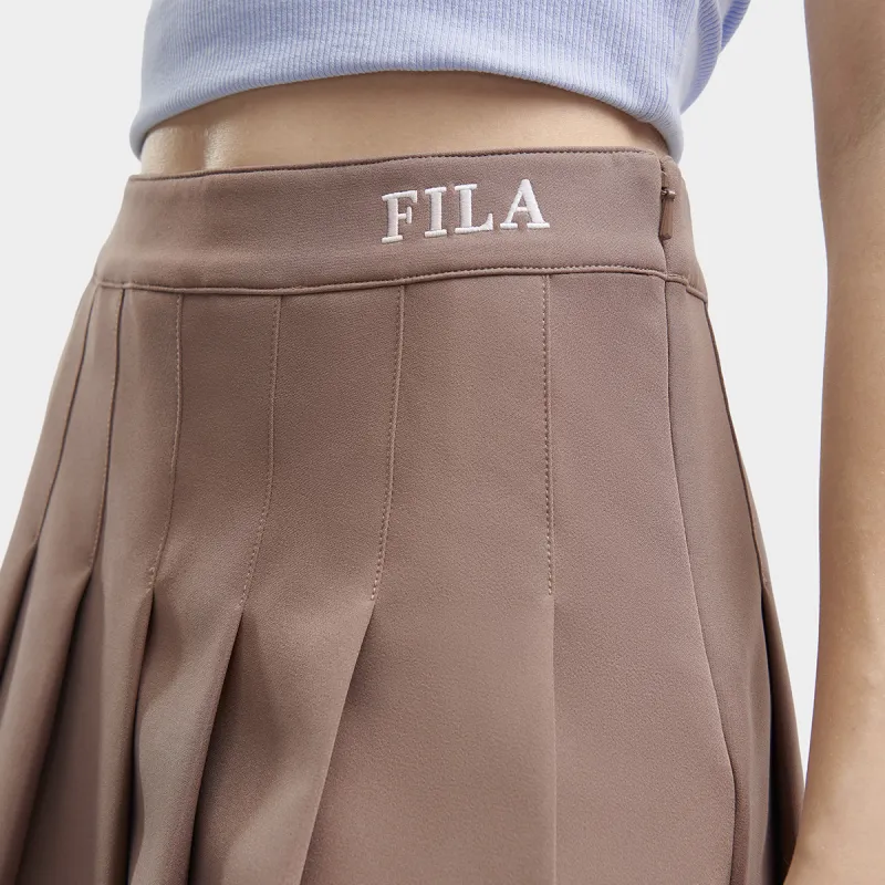 FILA ORIGINALE SS24 Casual Short Skirts Women's Apricot Dry Brown-4