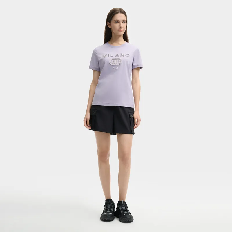FILA MILANO Collection Casual Shorts Women's Jet Black-5