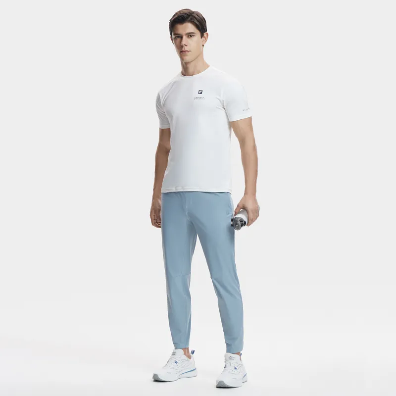 FILA Knitted Sweatpants Men Lark Blue-4