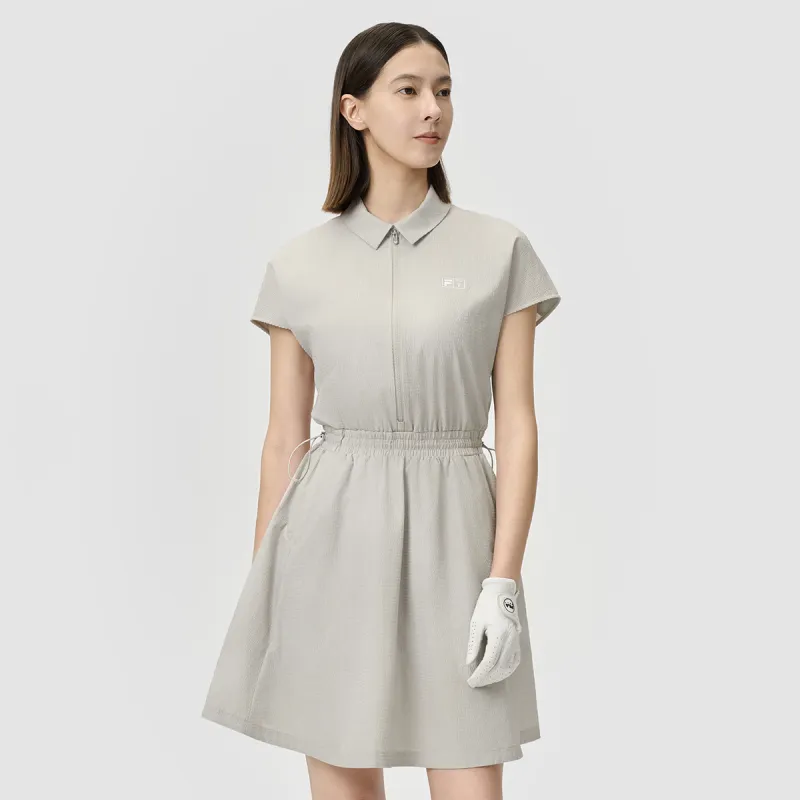 FILA Golf Series Sleeveless Dress Women's Gray Oat-3