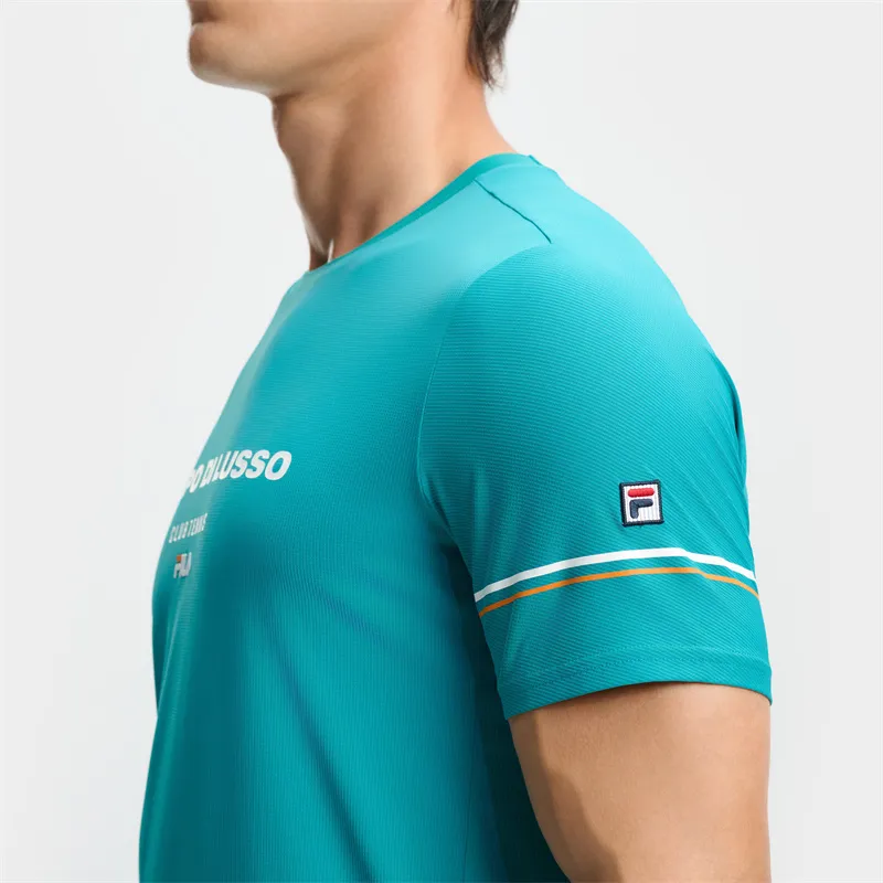 FILA T Shirts Men Green Brown Blue-4