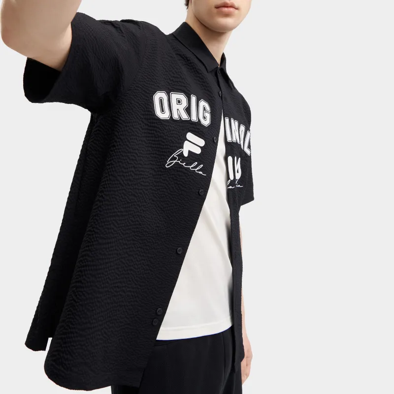 FILA Polo Shirts Men Black-3