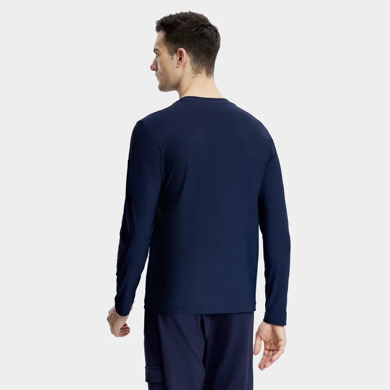 FILA Set in Sleeve T Shirt Unisex Legend Blue-4