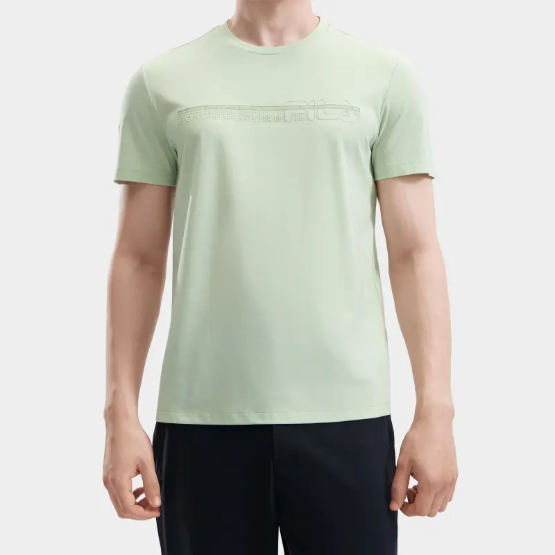 FILA T Shirts Men Light Leaf Green-4