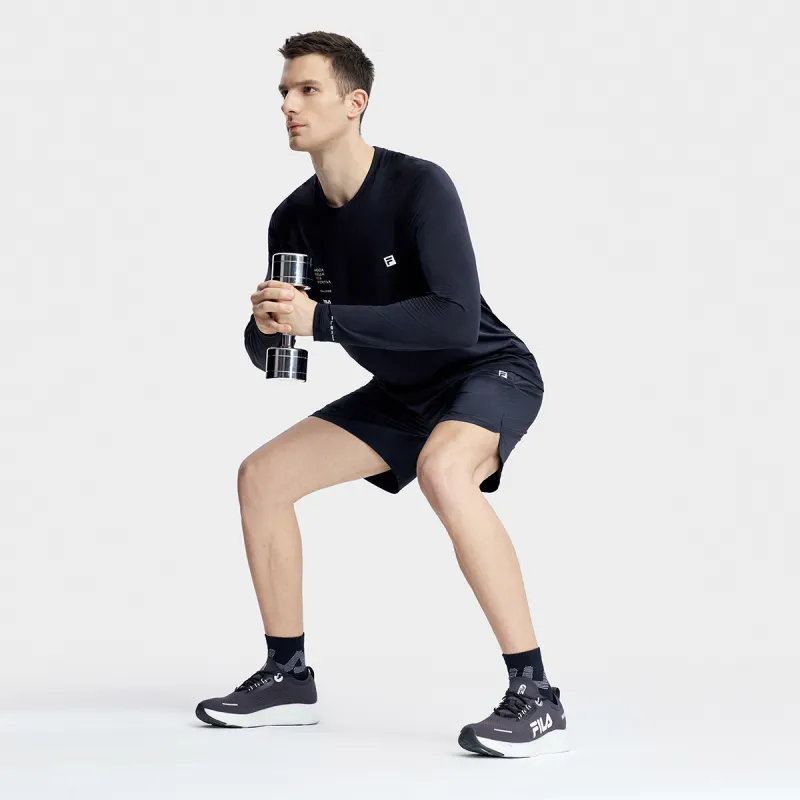 FILA Set-in Sleeve Top Men's Pitch Black-3