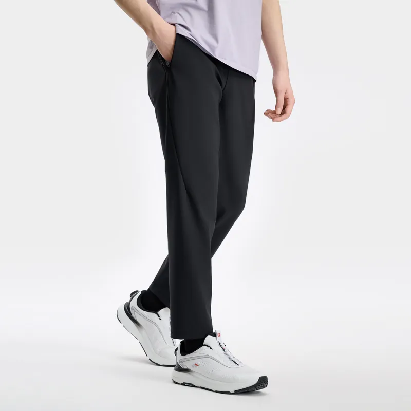 FILA Knitted Sweatpants Men Pitch Black-5