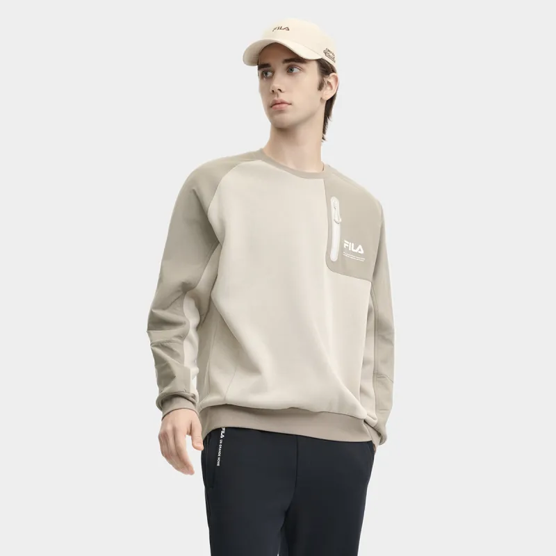 FILA Sweatshirt Men's Matured Yellow-4