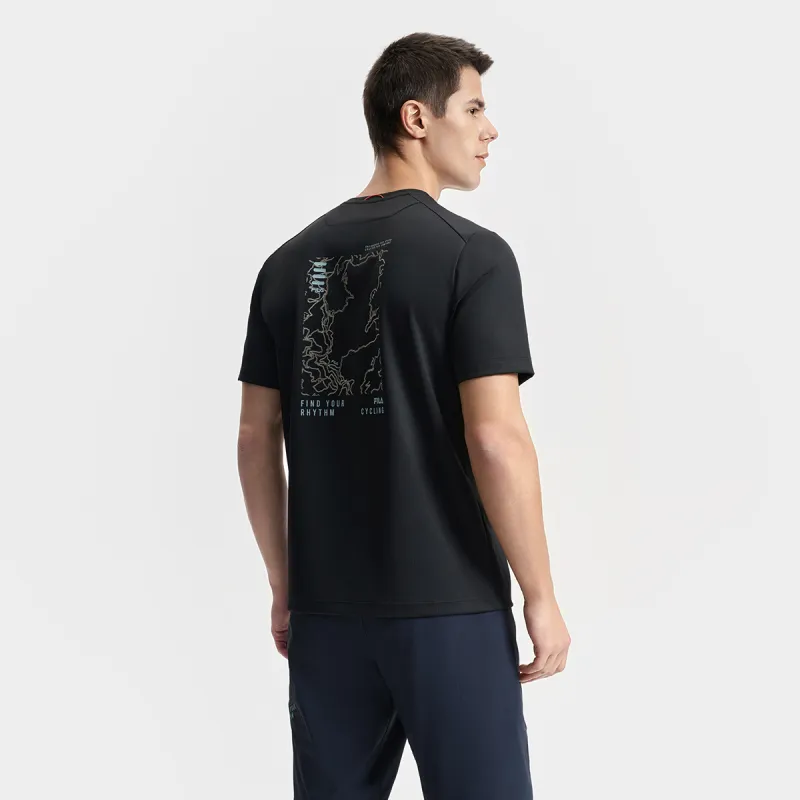 FILA CYCLING T Shirt Men's Pitch Black BK-5