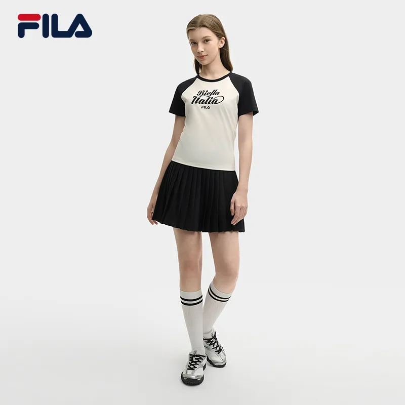 FILA ORIGINALE Casual Short Skirts Women's Jet Black-2
