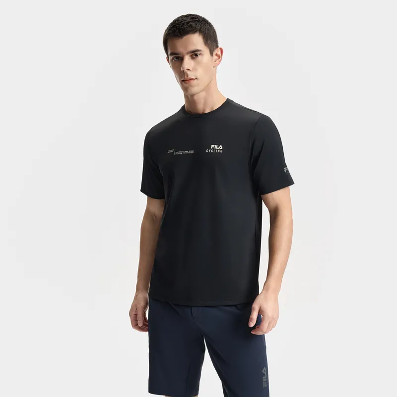 FILA CYCLING T Shirt Men's Pitch Black BK-3