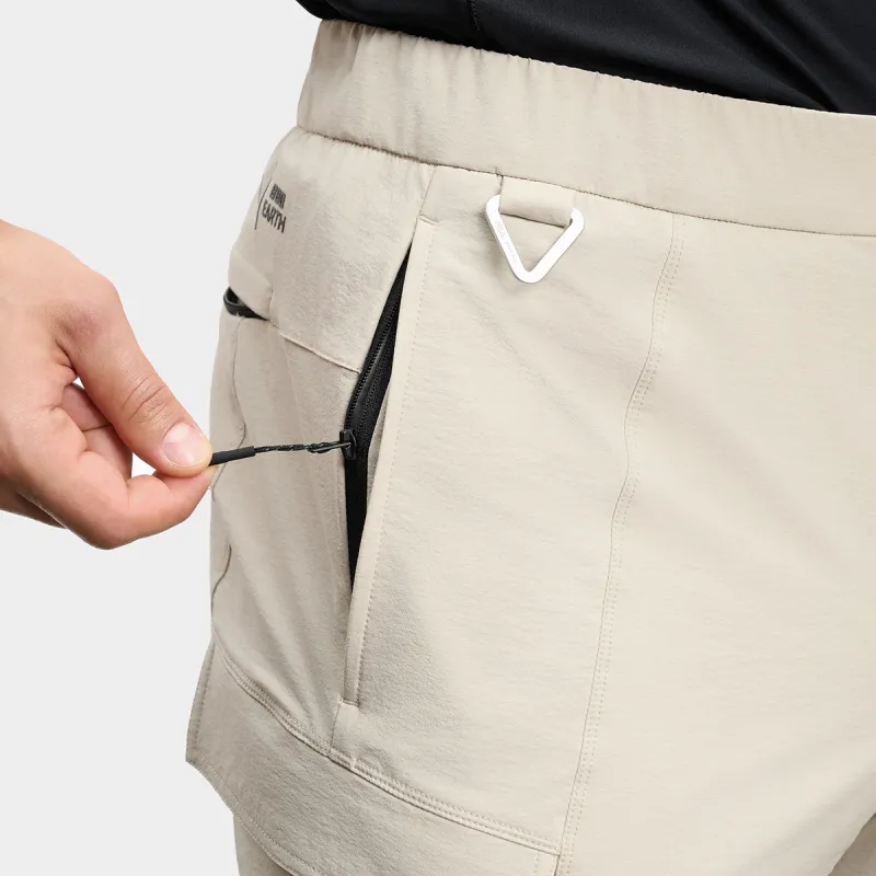 FILA x BBC EARTH Casual Pants Men's Camel-4