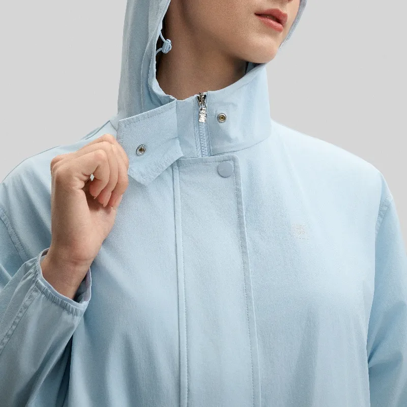 FILA Jackets Women's Light White Blue-2