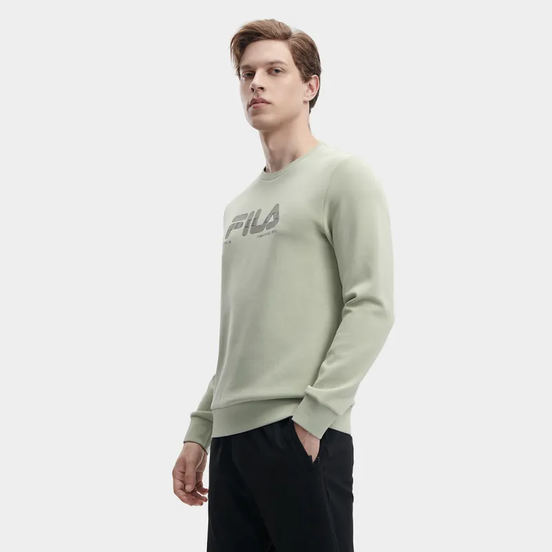 FILA Sweatshirt Men's Blue Gray Green-5