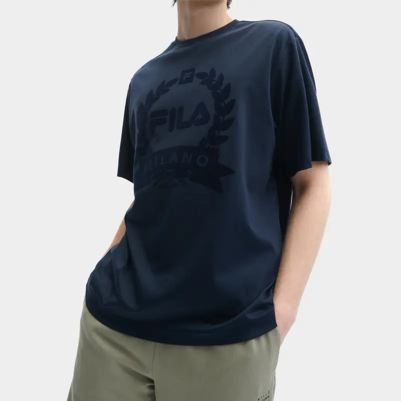 FILA T Shirts Men Navy-4