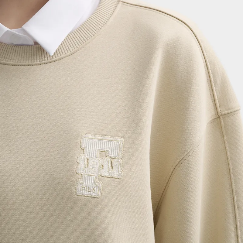 FILA Sweatshirts Men Bran Khaki-6