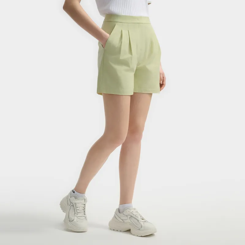 FILA Casual Shorts Women's Mustard Yellow-4