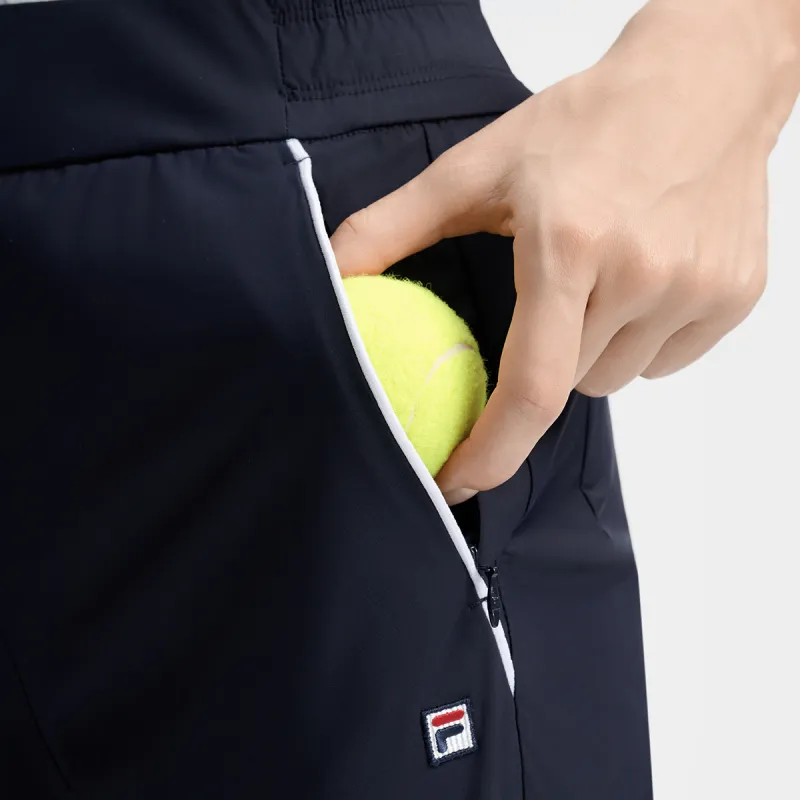 FILA Knitted Sweatpants Women's RD Royal Blue-4