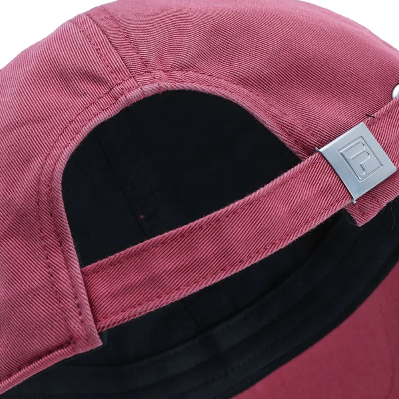 FILA ORIGINALE Cotton Baseball Caps Unisex Rock Rose Red-4