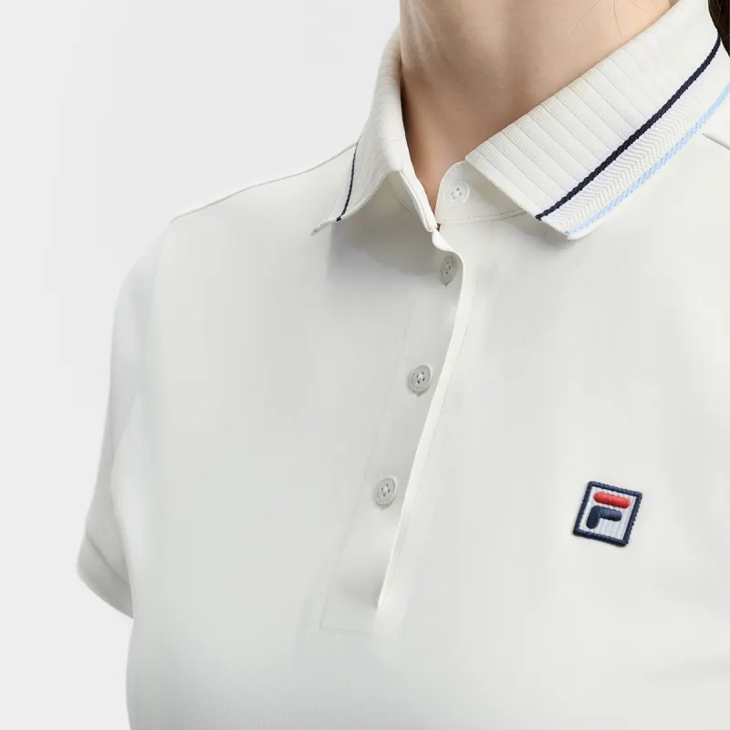 FILA Polo Shirt Women's Bright White-5