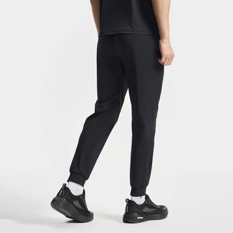 FILA Athletics Knitted Sweatpants Men's Pitch Black-4