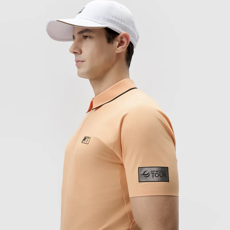 FILA Polo Shirts Men Dark Star Yellow-3