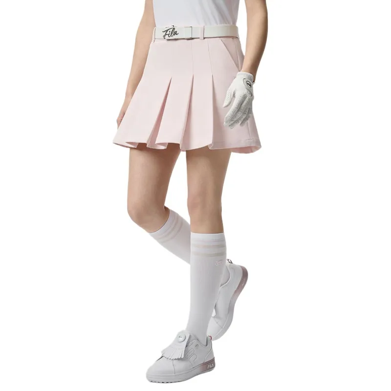 FILA Golf Series Casual Short Skirts Women's Pink Thistle-4