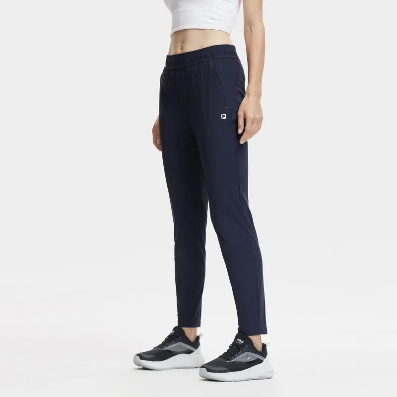 FILA Knitted Sweatpants Women's RD Royal Blue-3