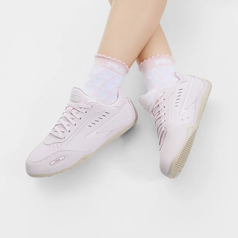FILA Speeding Lightweight Low Top Skateboard Shoes Women's Spring Blossom Pink-4