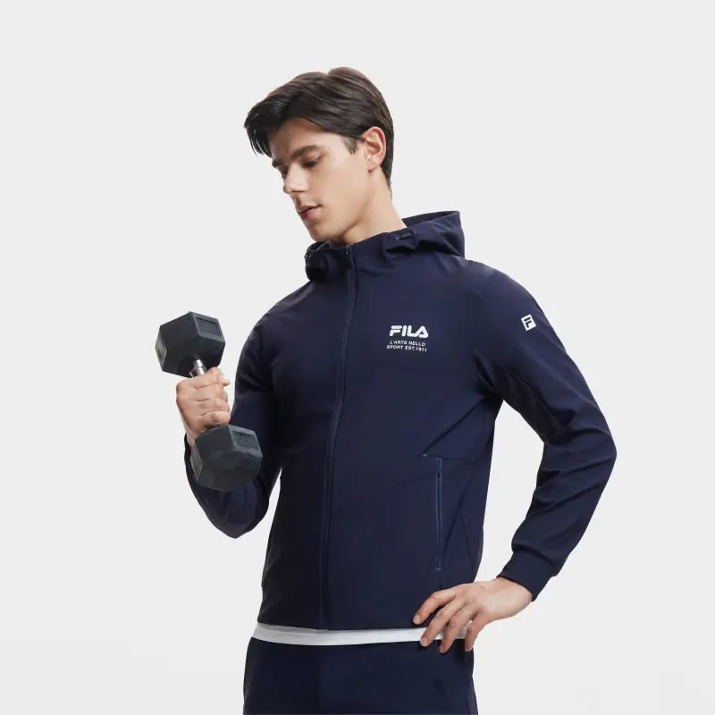 FILA Knitwear Men RD Royal Blue-4