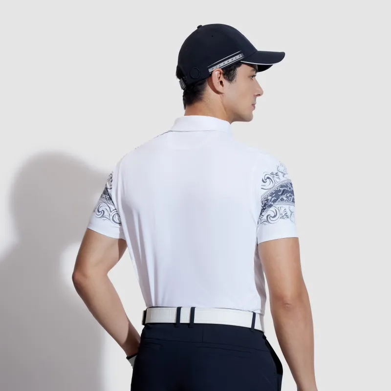 FILA Golf Series Polo Shirt Men's All Over Print-4