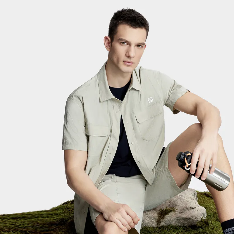 FILA Shirts Men Alkan Lime-5