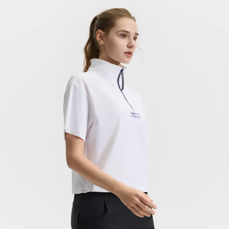 FILA Fitness Polo Shirt Women's Jade White-5
