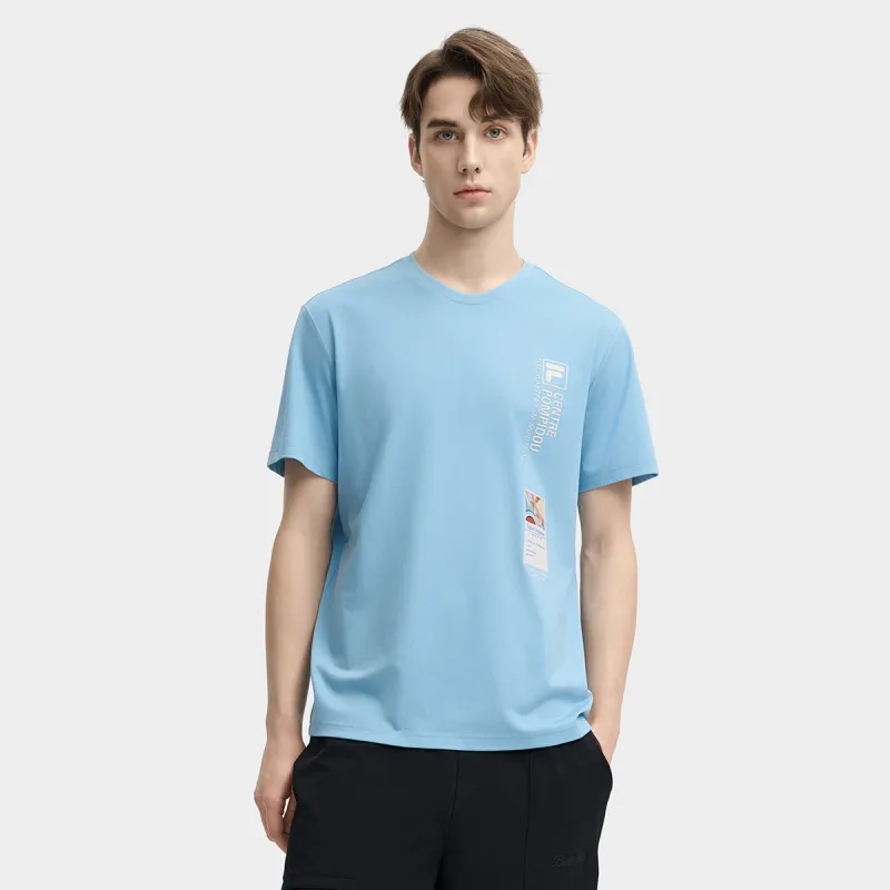 FILA T-Shirt Men's Star Chain Blue-2