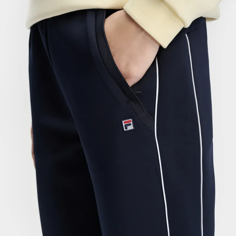 FILA Vintage Knitted Sweatpants Women's RD Royal Blue-3