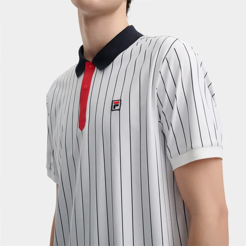 FILA Polo Shirts Men Cloud White-6