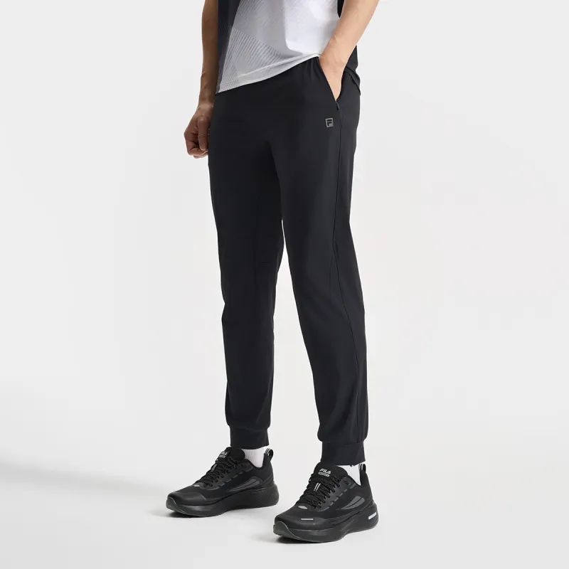 FILA Athletics Knitted Sweatpants Men's Pitch Black-3