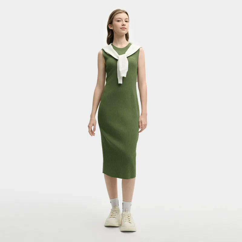 FILA MODERN HERITAGE Sleeveless Dress Women's Purple Lotus Green-5
